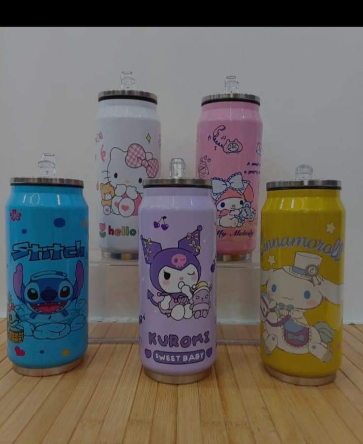 Botellas tipo lata Sanrio