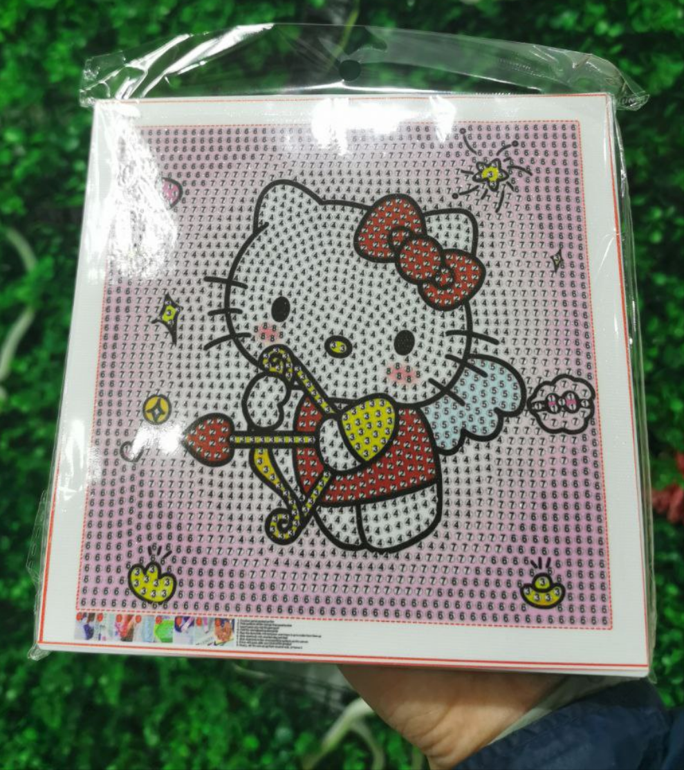 Cuadro de diamantes sanrio