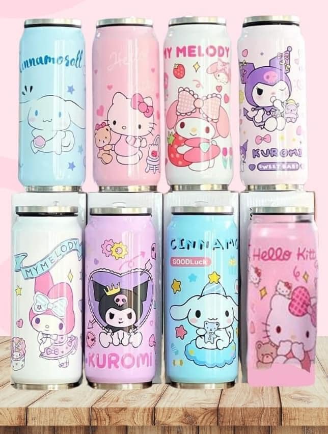 Botellas tipo lata Sanrio