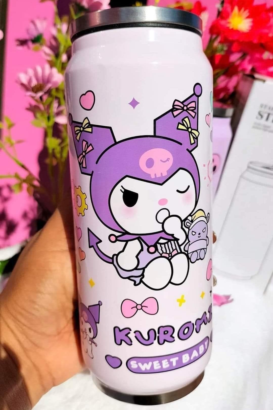 Botellas tipo lata Sanrio